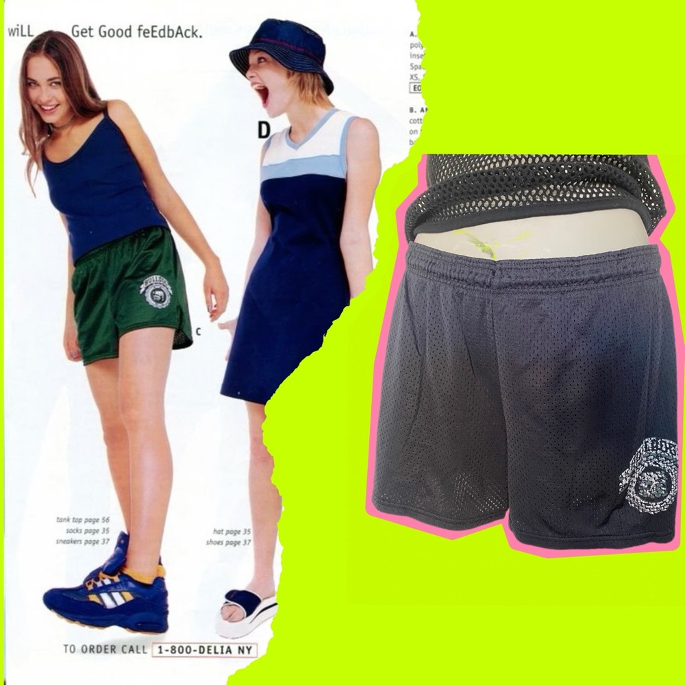 90's Bulldog Mesh Basketball Shorts Featured in Delia's Catalog